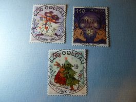 2022 Weihnachten ET Vollstempel Goldau 1927-1929 Weihnachten