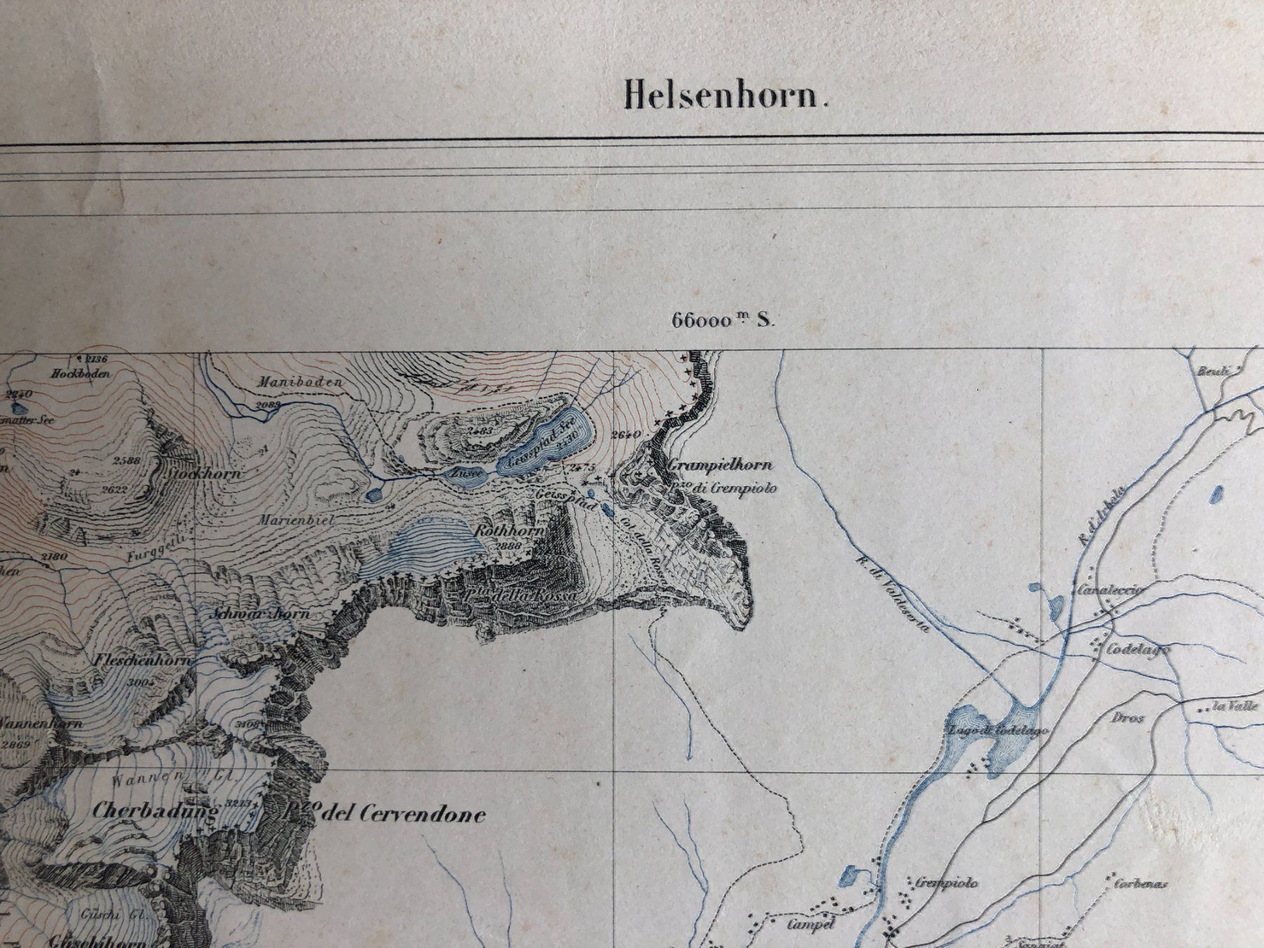 Landkarten & Atlanten: Siegfriedatlas: Helsenhorn 1870 – Gebraucht aus Zürich von allp 2