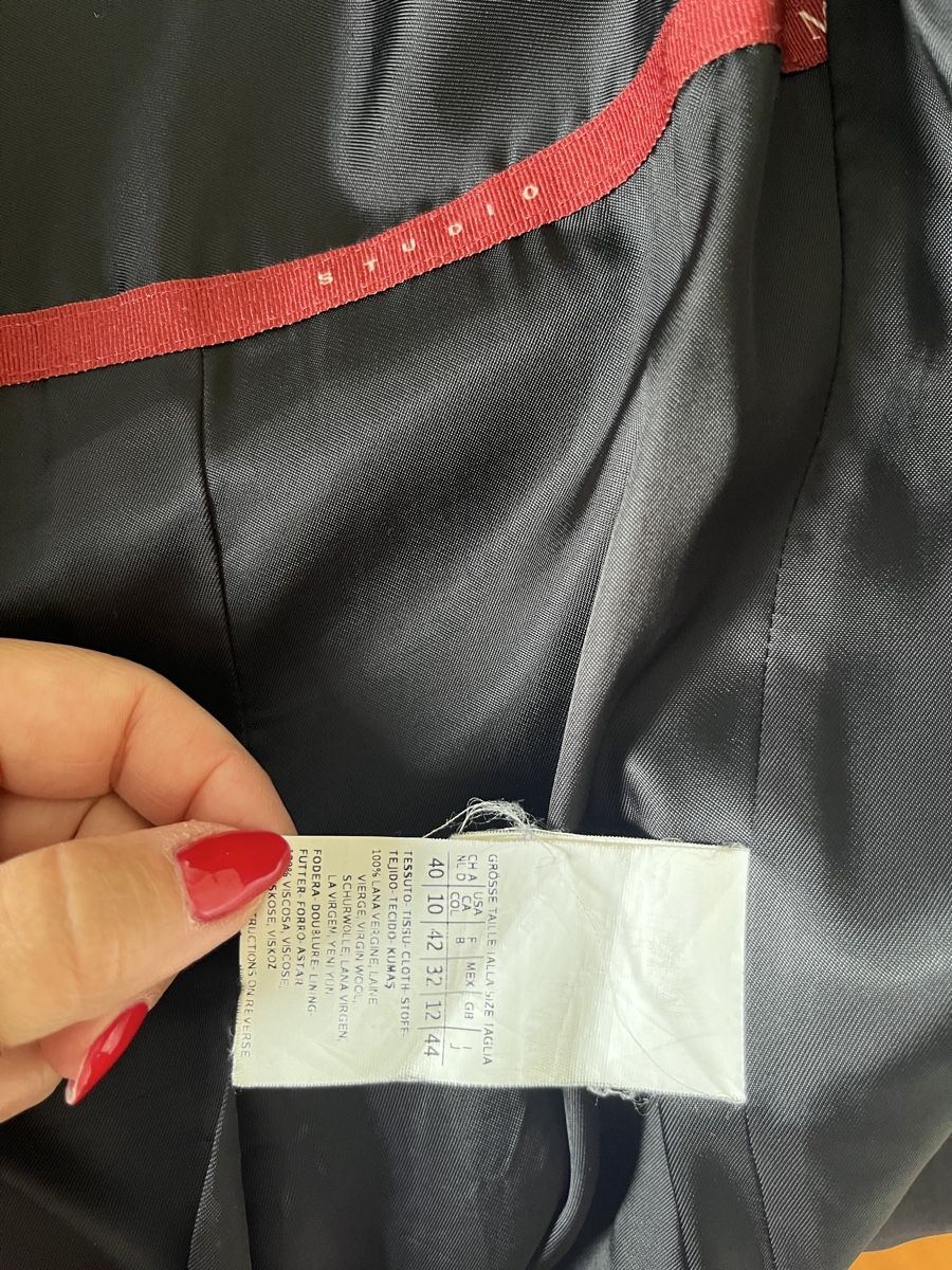 Max Mara Cappotti: Max Mara Studio Black Wool Coat - Excellent! – Usato da Mies venduto da nic_yk5d 7
