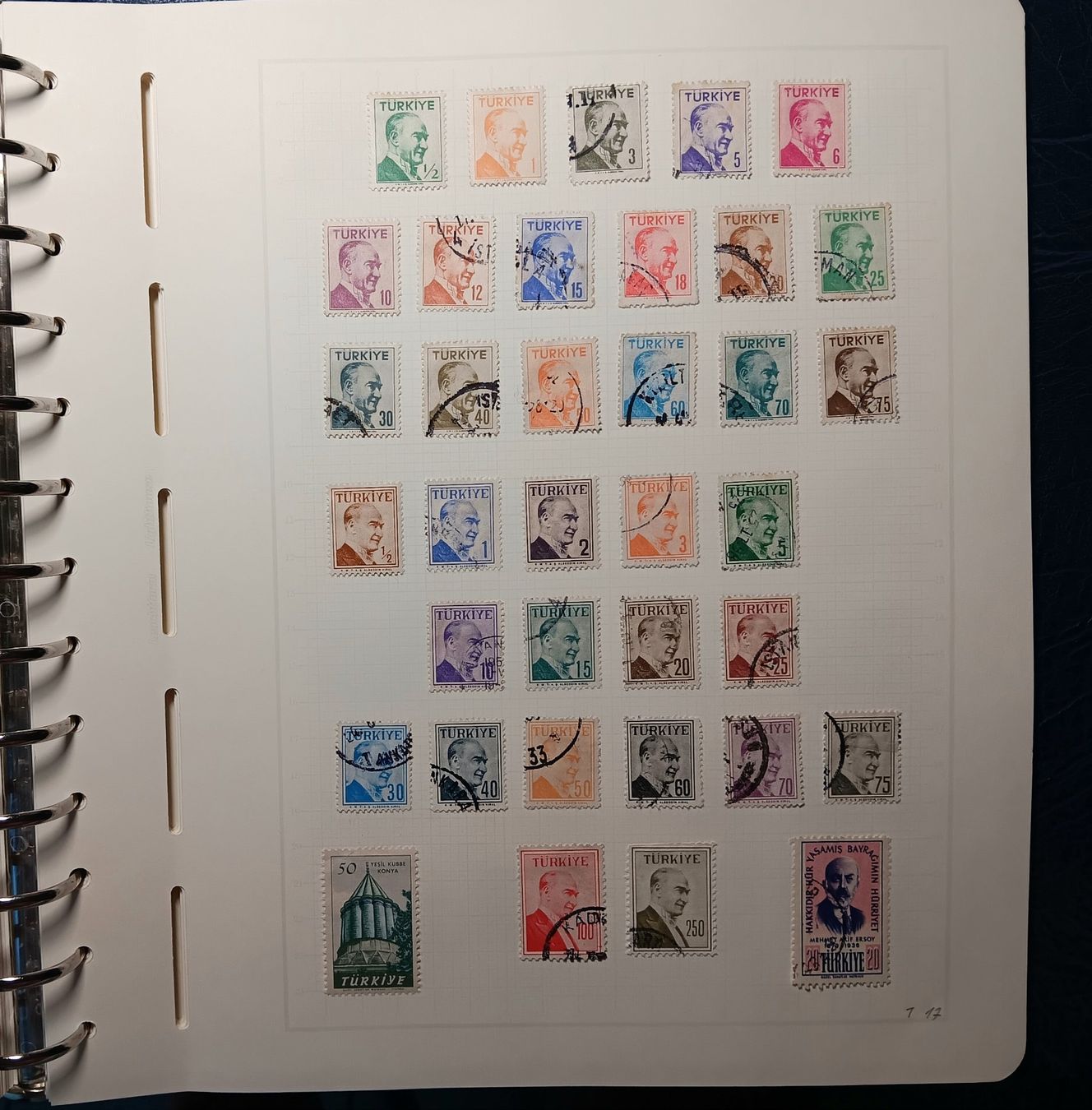 Tutti i francobolli: Türkei Briefmarken Sammlung – Usato da Holderbank AG venduto da DINOS-PHILA 9