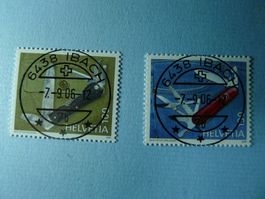 2006 Sondermarken Schweizer Produkte 1209+1210 ET Voll ORT
