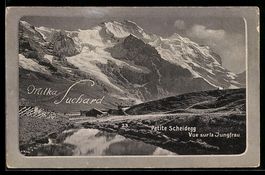 AK Petite Scheidegg, Vue sur la Jungfrau