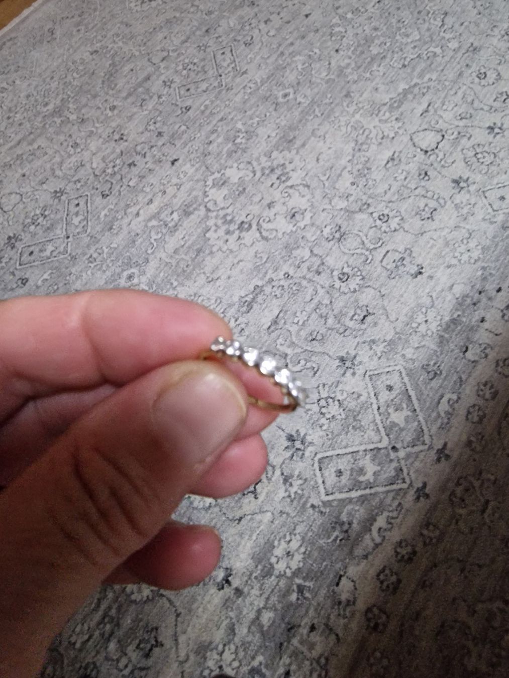 Ringe: Memory Ring mit Zirkonia Steinen Goldring – Neu (gemäss Beschreibung) aus Niederbipp von mer_qmc7 2