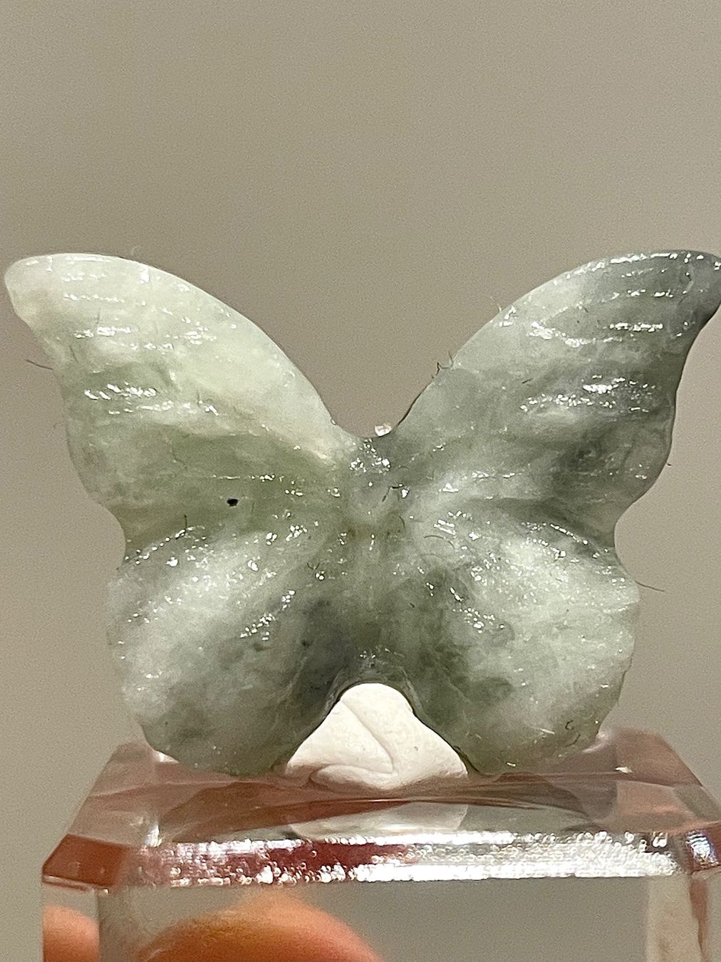 Anhänger: Echte chinesische -Jade Schmetterling Ca.2cm – Neu (gemäss Beschreibung) aus Schiers von sisikristall 4