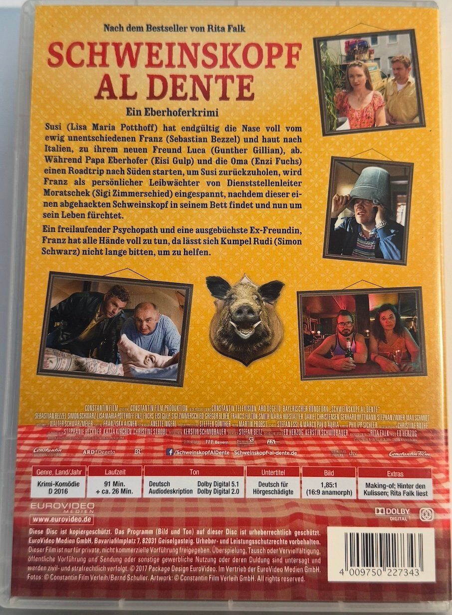 Alle DVDs: DVD SCHWEINSKOPF AL DENTE – Gebraucht aus Wisen von gigisna 2