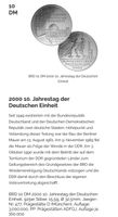Taler, BRD 10 DM Gedenkmünze "10 Jahre Einheit" 2000