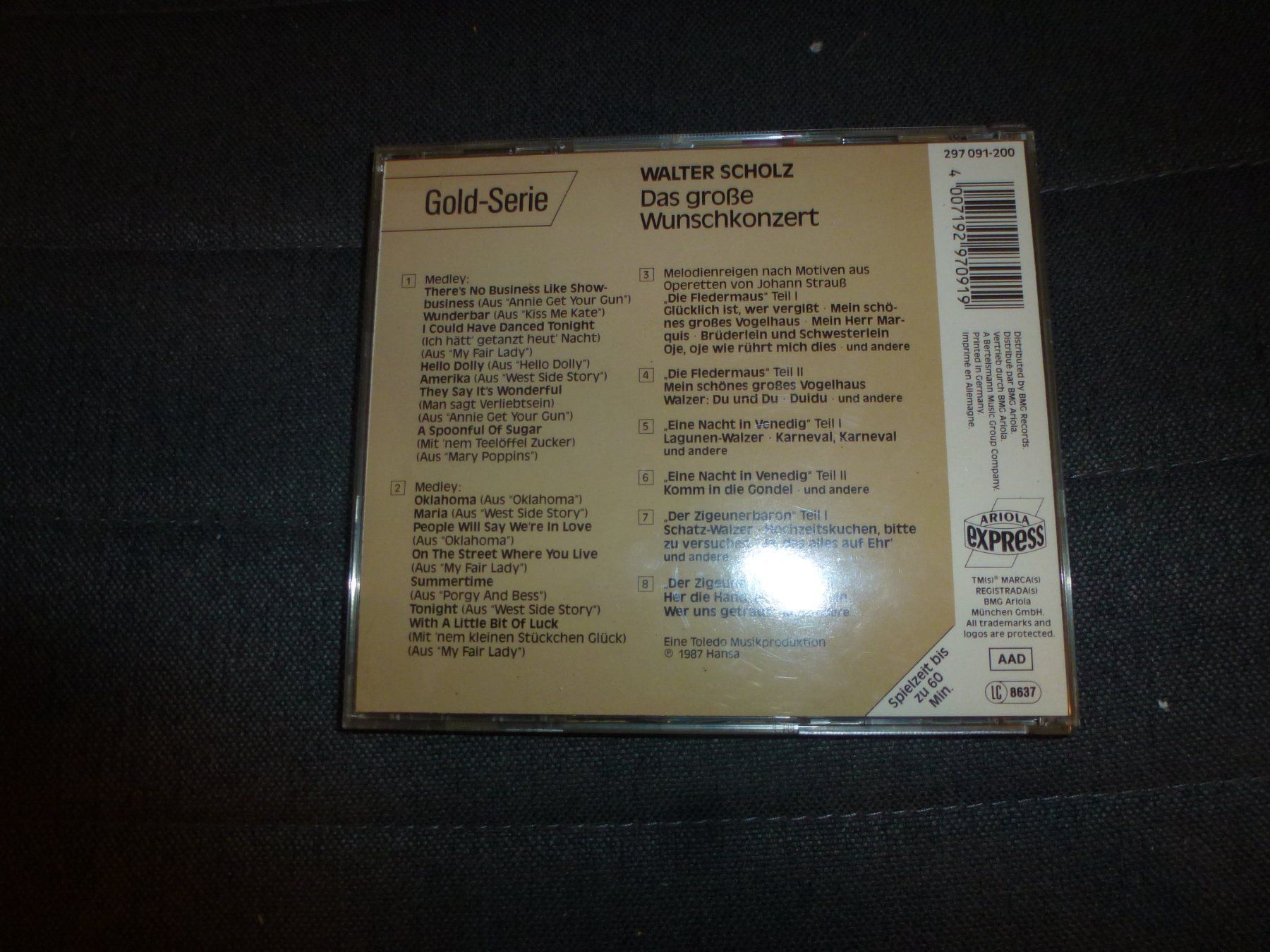 CD: Walter Scholz - Das Grosse Wunschkonzert CD – Usato da Olten venduto da Disc-Ausverkauf 1