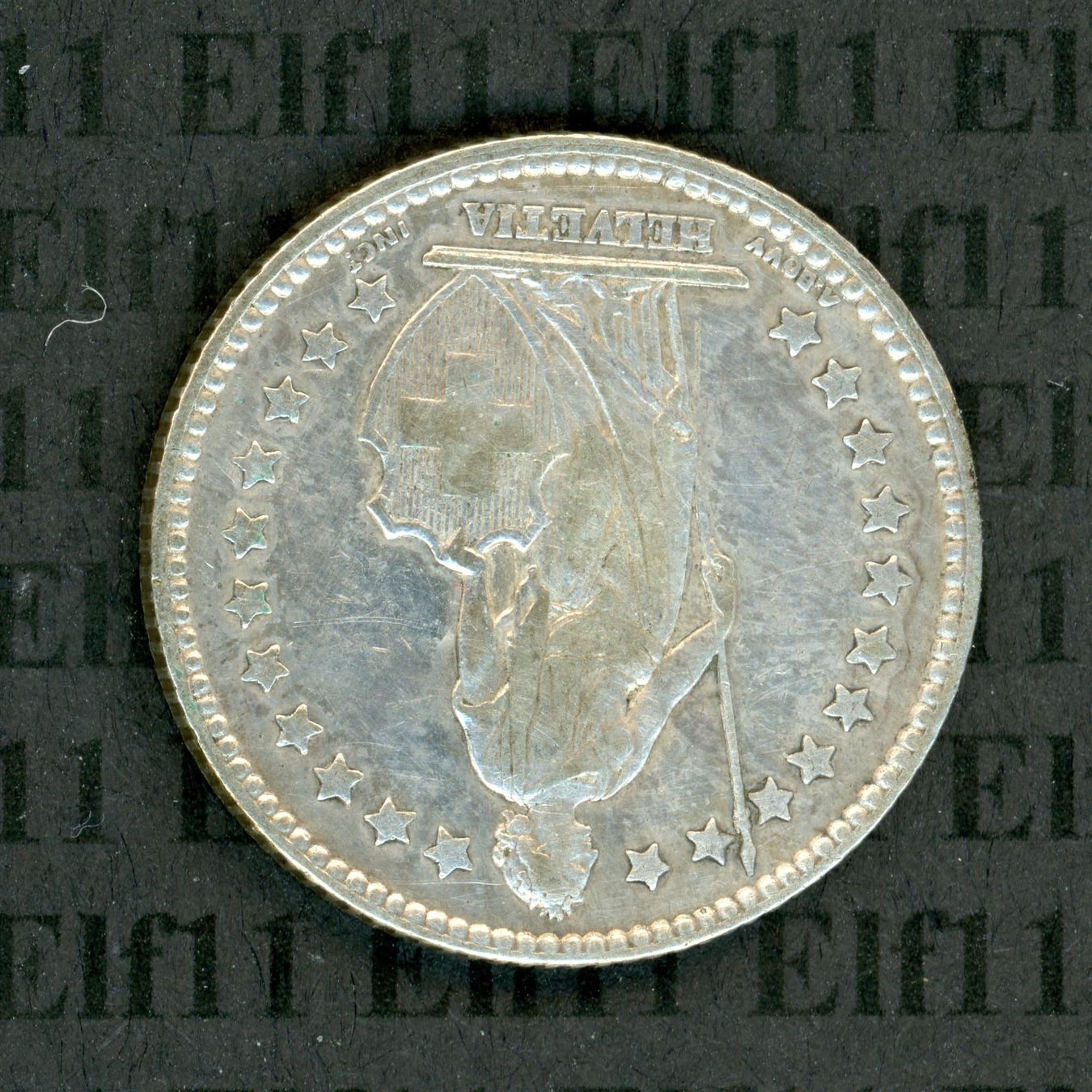 Tutti le monete: CHF___1.00 1894 -unz 1 Franken – Usato da Widnau venduto da Elf11 1