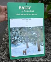 Original BALLY of Switzerland Wandkalender 1972
