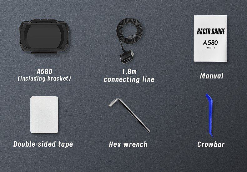 Misurare: Car HUD OBD2 GPS On-board Computer Head Up Display – Nuovo e nell'imballaggio originale da Kägiswil venduto da Pz711 3