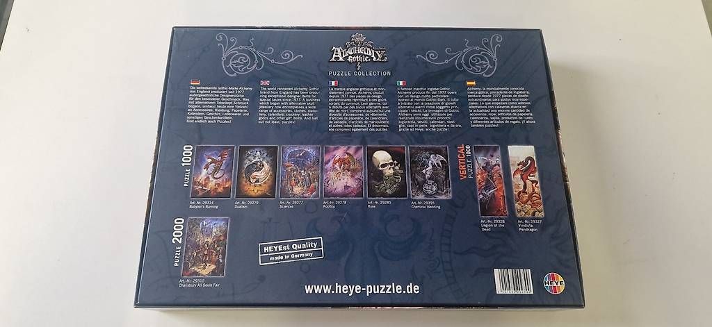 Puzzles: 1000er HEYE Puzzle ALCHEMY Gothic – Gebraucht aus Flawil von spama 4