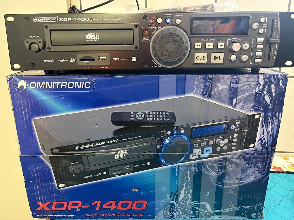 Multimediaplayer & Streamer: Omnitronic XDP-1400 CD / MP3 / USB Player – Gebraucht aus Müselbach von Mueselbach 1