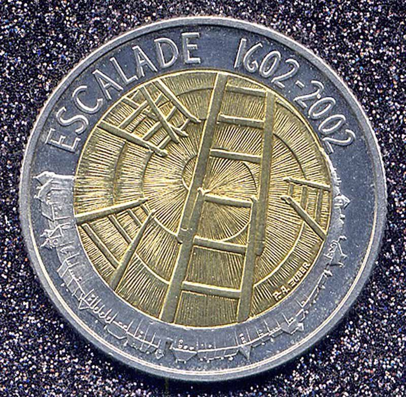 Tutti le monete: Gedenkmünze CH Fr. 5.-- ESCALADE "2002" – Usato da Zug venduto da urzeit 1