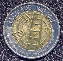 Gedenkmünze CH Fr. 5.-- ESCALADE "2002"