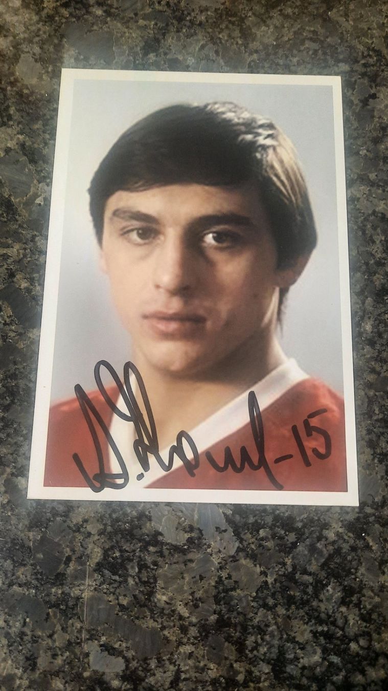 Autografi: Autogramm Andrei Chomutov – Usato da Schmerikon venduto da Olympia04