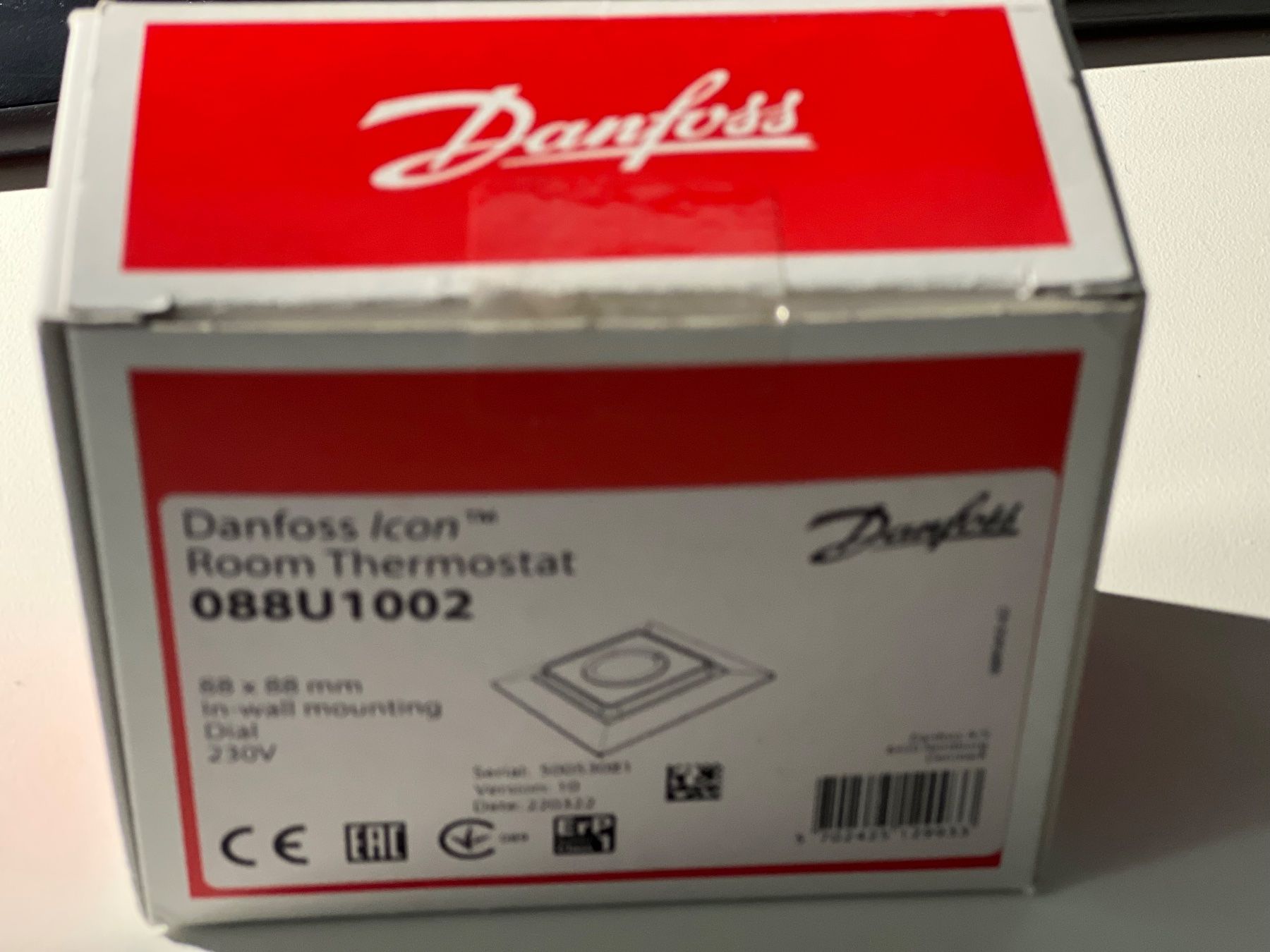 Danfoss Interruttori: Raumthermostat  Danfoss Icon – Nuovo e nell'imballaggio originale da Niederrohrdorf venduto da ledergerber 4