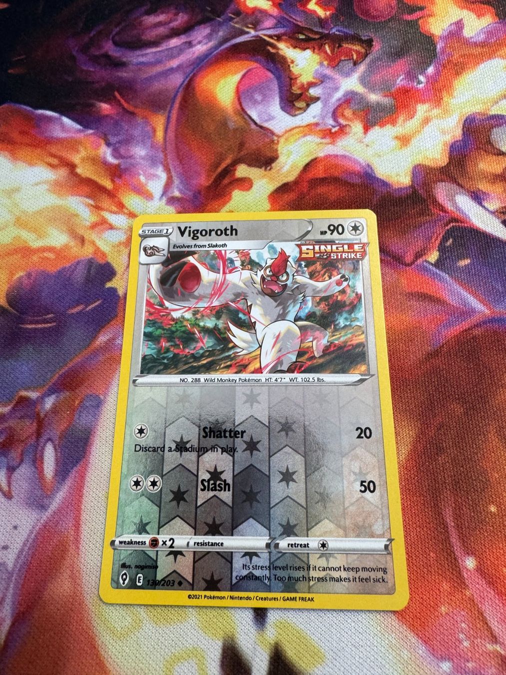 Pokémon Cartes à collectionner: Vigoroth (EVS 130) / Reverse Holo / Evolving Skies – Neuf (Voir description) à Bülach par CherryBlu