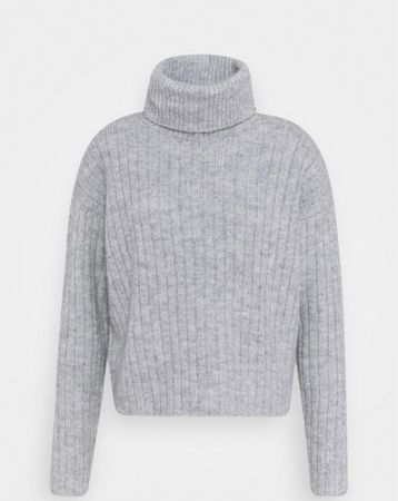 Grauer Rollkragenpullover 🩶