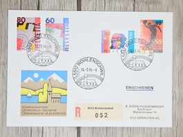 CL11 Enveloppe + Timbre Suisse 1994