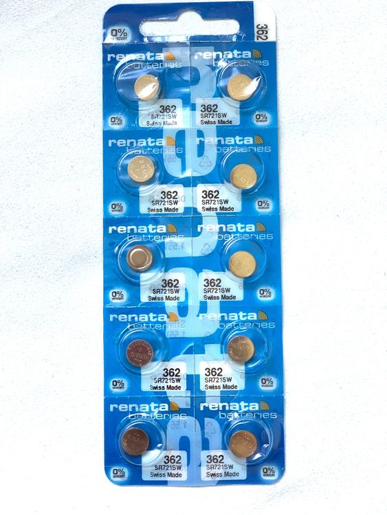 Uhren Batterie 362 1