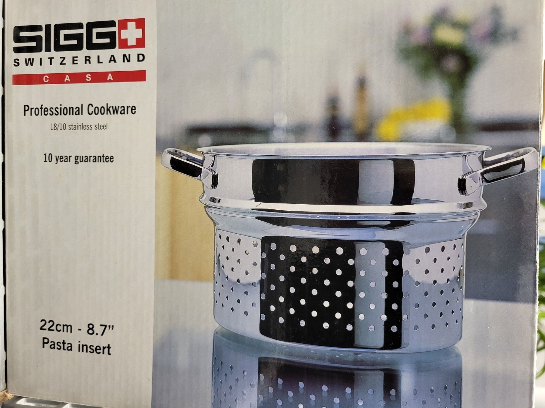 Sigg Pentole: SIGG Pastaeinsatz Pasta-Insert NEU!!! – Nuovo e nell'imballaggio originale da bellinzona venduto da zeus6535