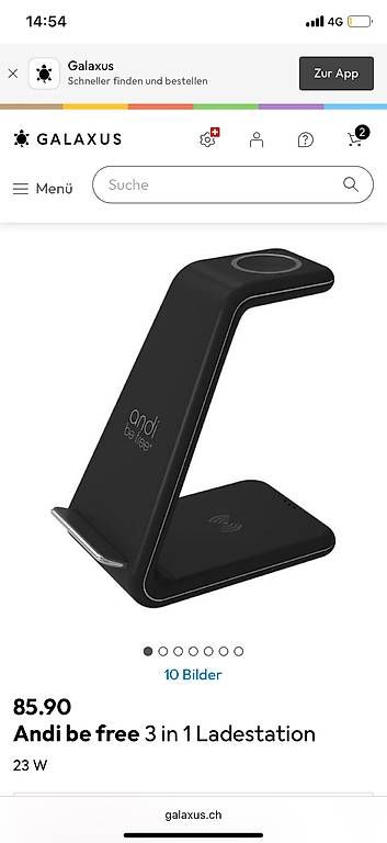 Caricabatterie: Handy Ladestation, Andi be free charger – Usato da Wabern venduto da walsn1 2