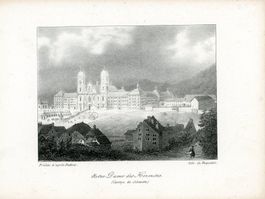 Einsiedeln - Lithographie v. Käppelin