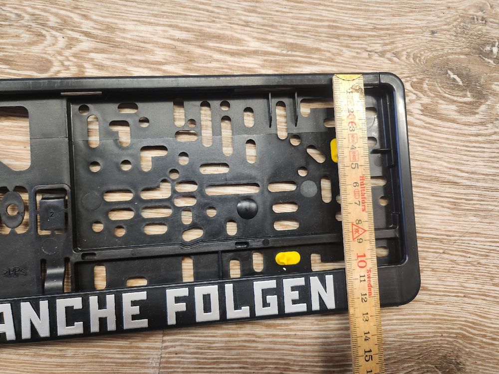 Rammstein Nummernschildhalter Manche führen manche folgen. Acheter sur Ricardo