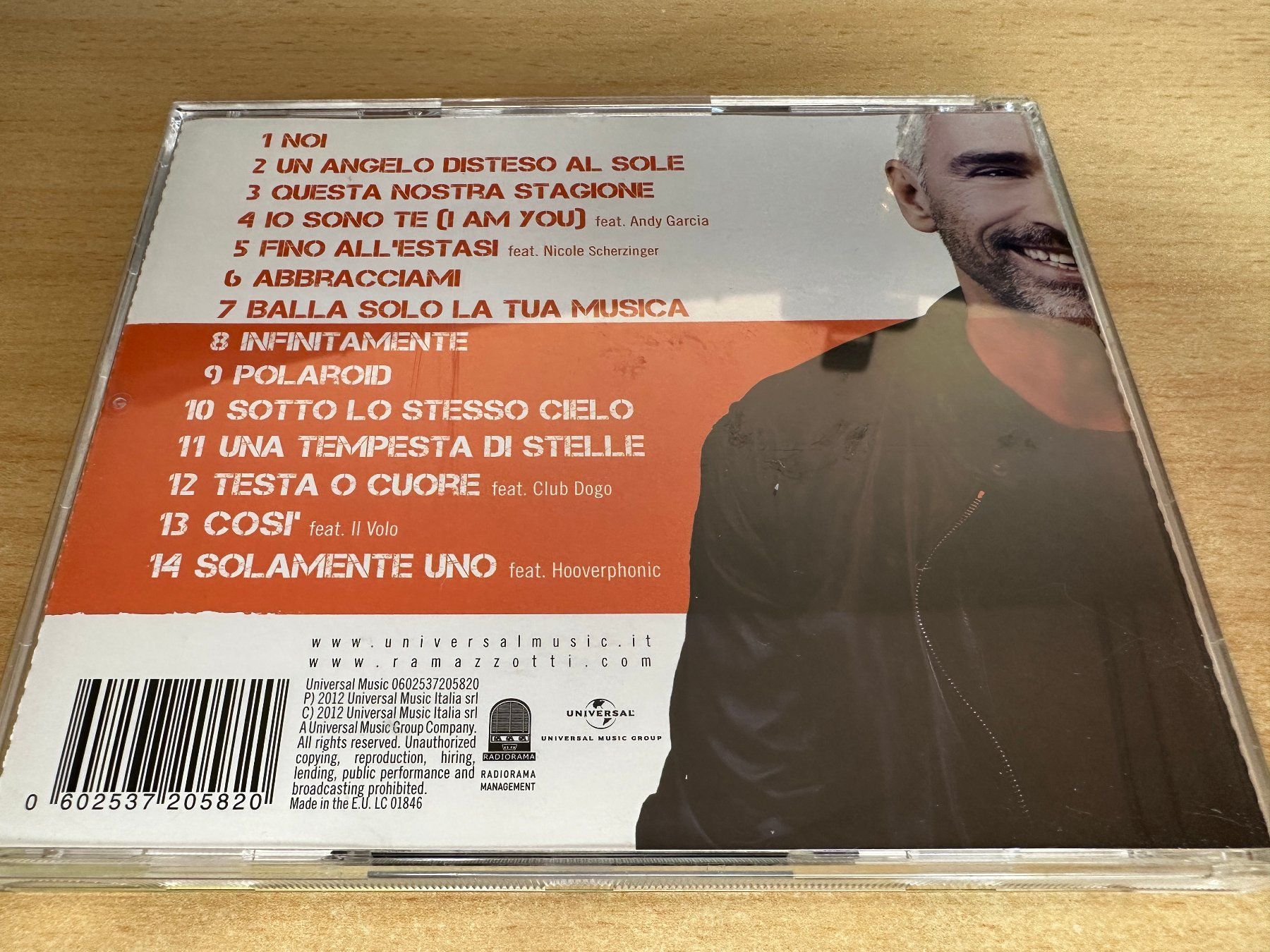 CD: A2 Eros Ramazzotti – Noi – Usato da Rikon im Tösstal venduto da Alpenmutz 1