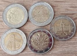 Lot 5pieces commémoratives