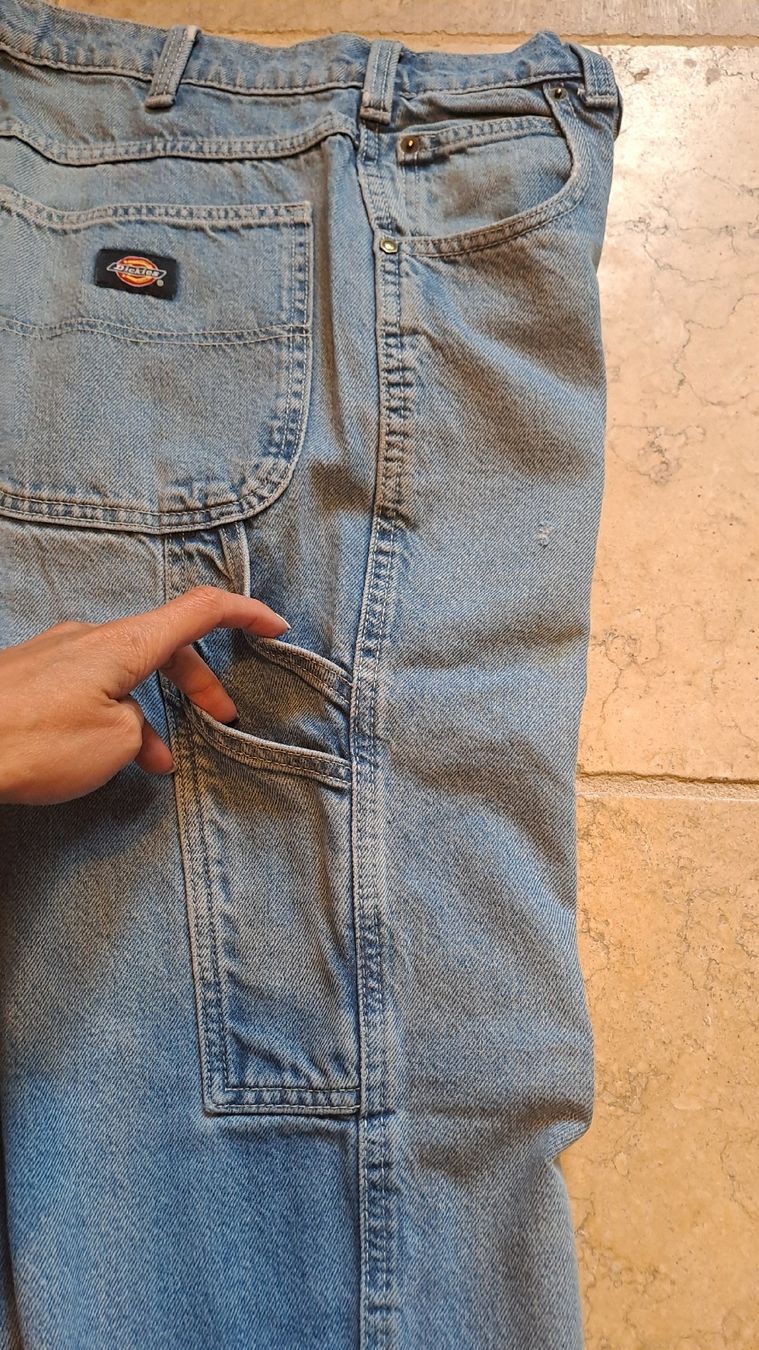Dickies Pantaloni: Jean Dickies bleu clair, taille W28/L30 – Usato da Rolle venduto da Loutre84 5