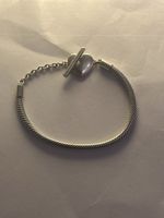 Pandora Armband Silber 925 mit Herzverschluss, Top Zustand