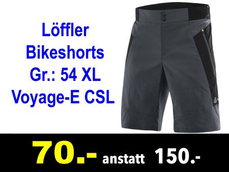 🔴  Bikeshorts LöFFLER Gr.: 54 XL Voyage-E CSL /476B