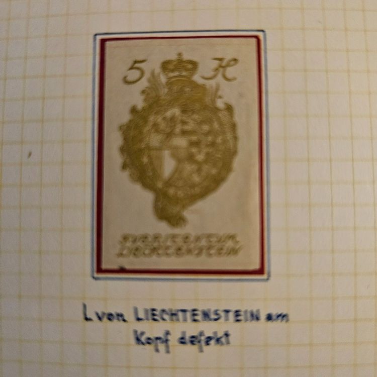 Tutti i francobolli: FL  17 ! ABARTE / PLATTENFEHLER / GEM. BESCHRIEB AUF FOTO – Nuovo (secondo la descrizione) da Rombach venduto da Kunstmarkart