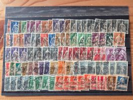 CH-Briefmarken auf Karte K8 Zustand gemäss Bild