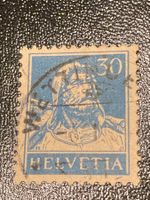 Tellbrustbild ZNr.160 - 1914 Vollstempel Wettingen