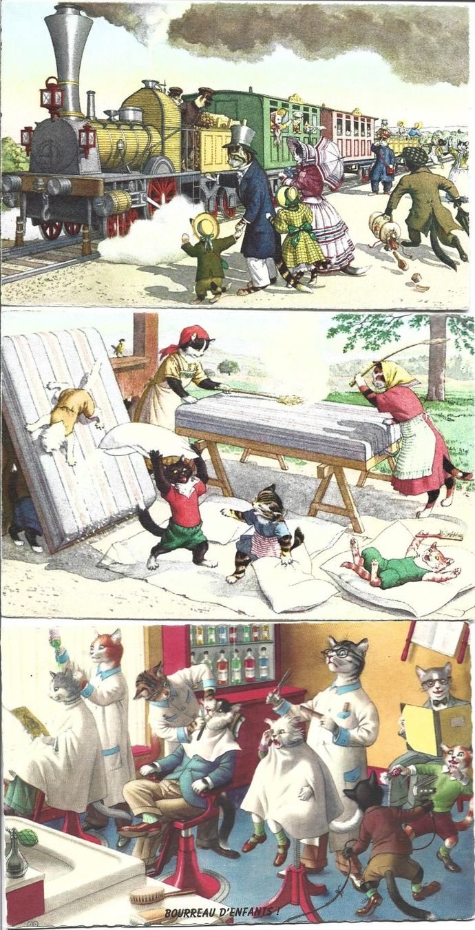 Cartoline postali: AK Katzen Humor – Usato da Appenzell venduto da mai25 1