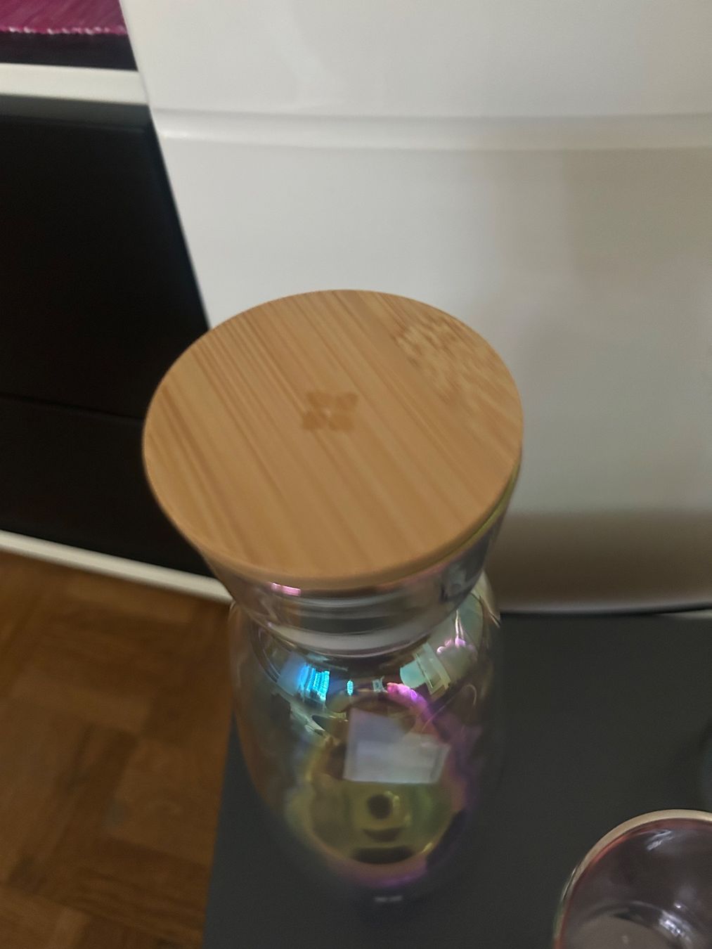 Waterdrop Bicchieri: Glas Karaffe mit 3 Gläser von Waterdrop – Nuovo e nell'imballaggio originale da Allschwil venduto da meeresperle 2