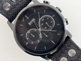 Hugo Boss Chronograph Herrenuhr 41mm (Batterie geht)