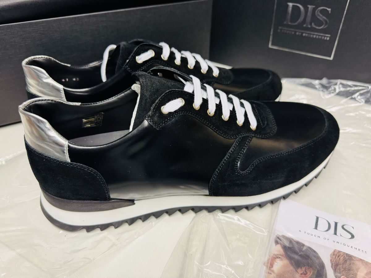 Herrenschuhe: Baskets DIS noires pointure 45 cuir neuves – Neu und originalverpackt aus Brügg BE von Goob 1