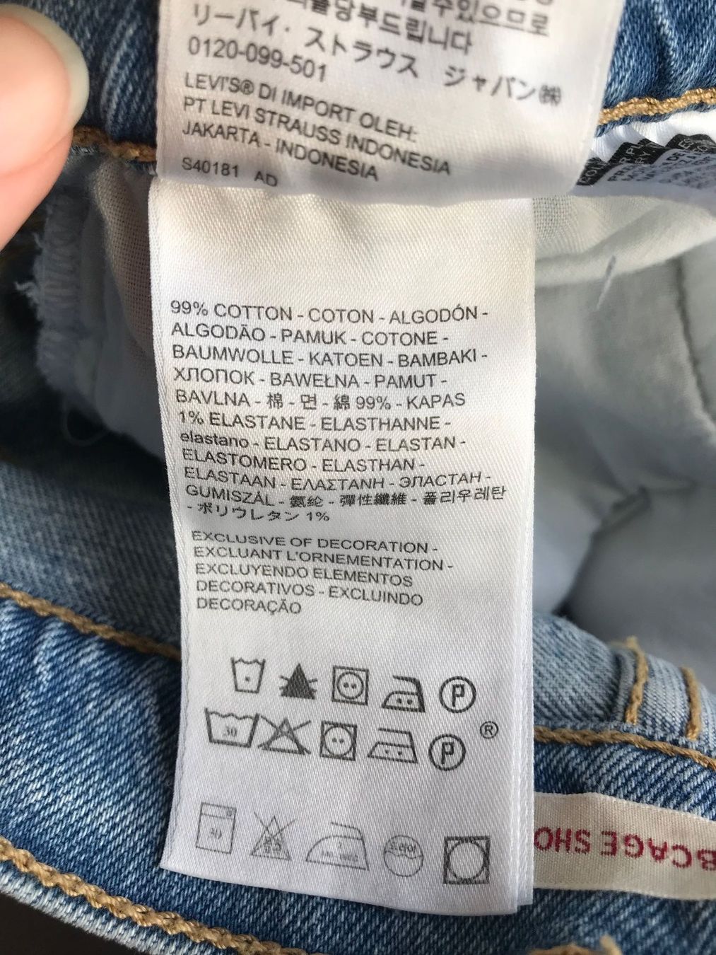 Levi's Jeans: Short Levi's Ribcage taille 27 – Nuovo e nell'imballaggio originale da Basel venduto da Maria-Alexa 7