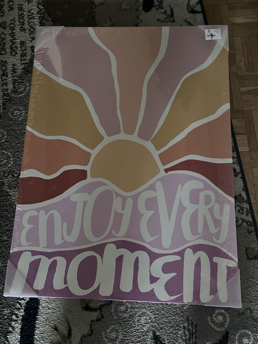 Poster & Bilder: Leinwand Enjoy Every Moment Bild Neu – Neu und originalverpackt aus Wil SG von mia2016 3
