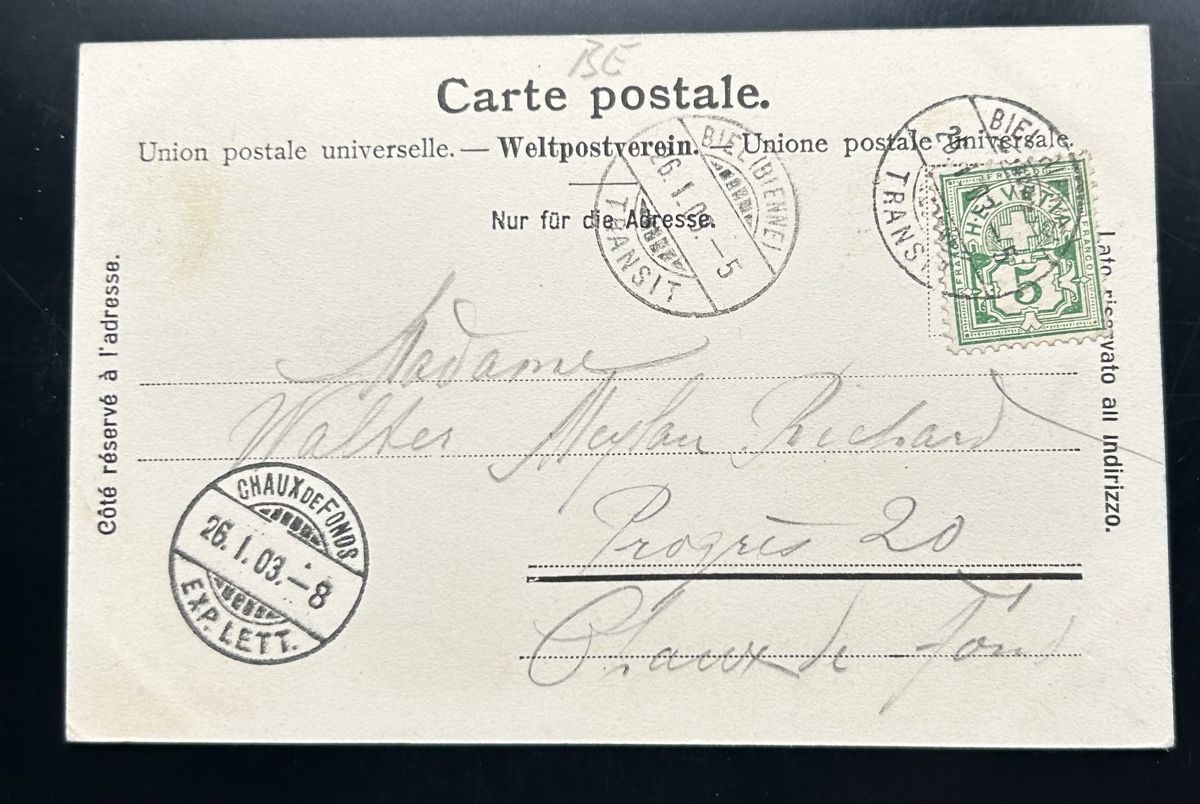 Cartoline postali: Gruss aus Bözingen  – Usato da Horw venduto da Tellbub 1