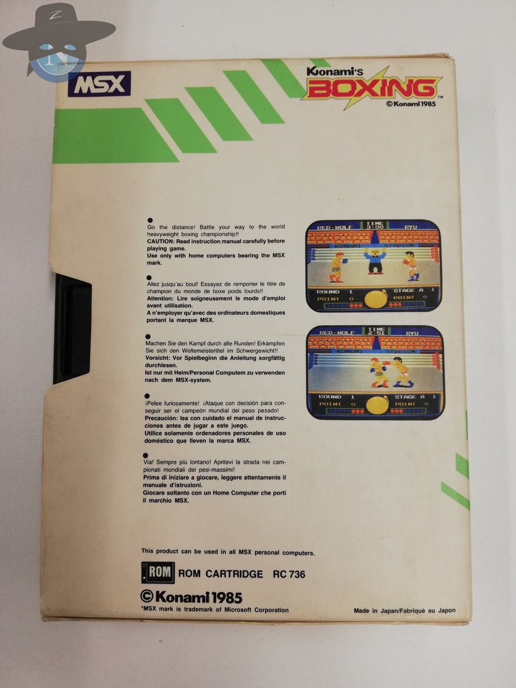 Giochi: Konami's Boxing / MSX – Usato da St. Gallen venduto da zorro_dc 2