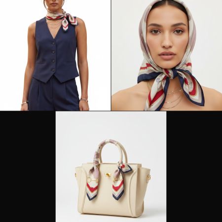 Céline Paris Vintage Tuch mit Reit- & Schmuckmotiv