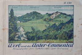 Worb und das Unter-Emmental, antiker Reisführer 1921