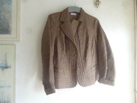 Blazer gesteppt Schokobraun Gr. 42 NEU