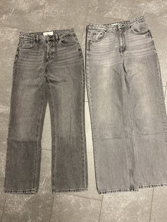 Jeans anthrazit Zara/STR Gr. 38 2 Stk.