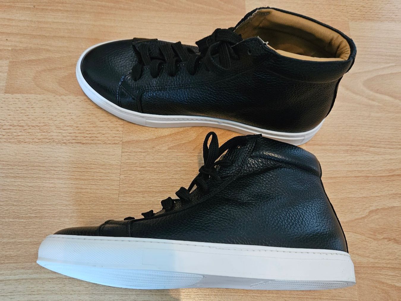 Scarpe da uomo: Leder Sneaker Schwarz – Nuovo (secondo la descrizione) da St. Gallen venduto da Demos86 3