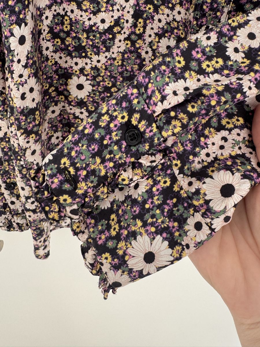 Sandro Camicette: Sandro Silk Shirt size 38 – Usato da Zürich venduto da Linen218 3
